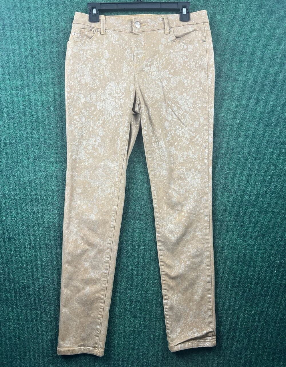 Chico’s Women’s Gold Denim Jegging